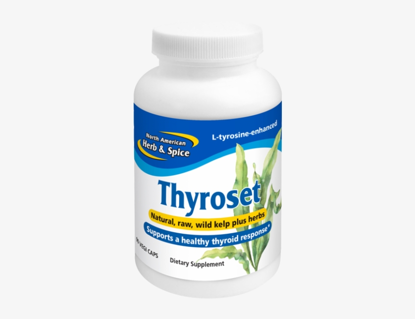 Thyroset 90 Capsules - Kelp, transparent png download