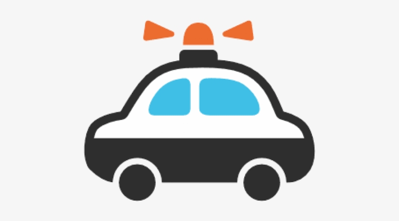 Free Png Emoji Android Police Car Png Images Transparent - Police Car Emoji, transparent png download