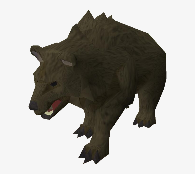 Grizzly Bear - Runescape Bear, transparent png download