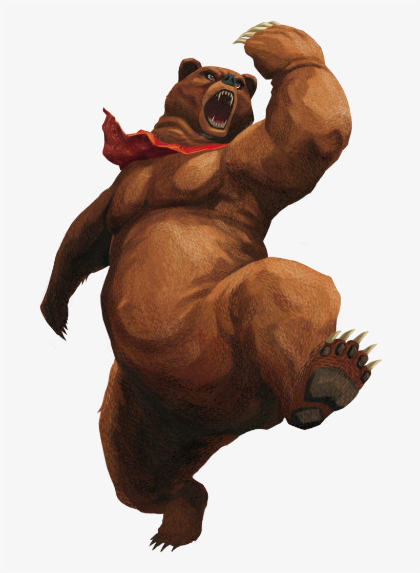 Artwork Png Transparent Image - Street Fighter X Tekken Kuma, transparent png download
