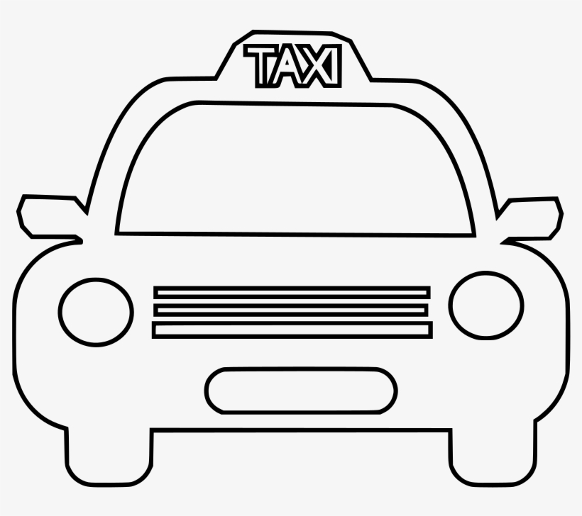 Clipart Stock Svg Bar Navigation Public Drive Free - Taxi Icon White, transparent png download