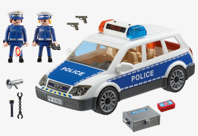 Playmobil City Action - Playmobil 6920 Squad Car With Lights And Sound, transparent png download