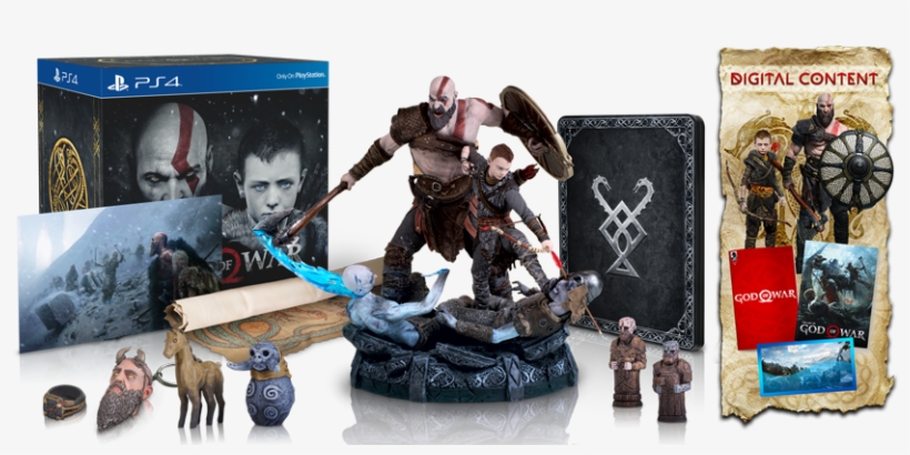 The Standard Collector's Edition With 4 Very Distinct, - Buy God Of War Collector's Edition, transparent png download