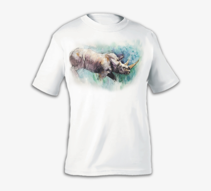 Watercolor - Rhinoceros, transparent png download