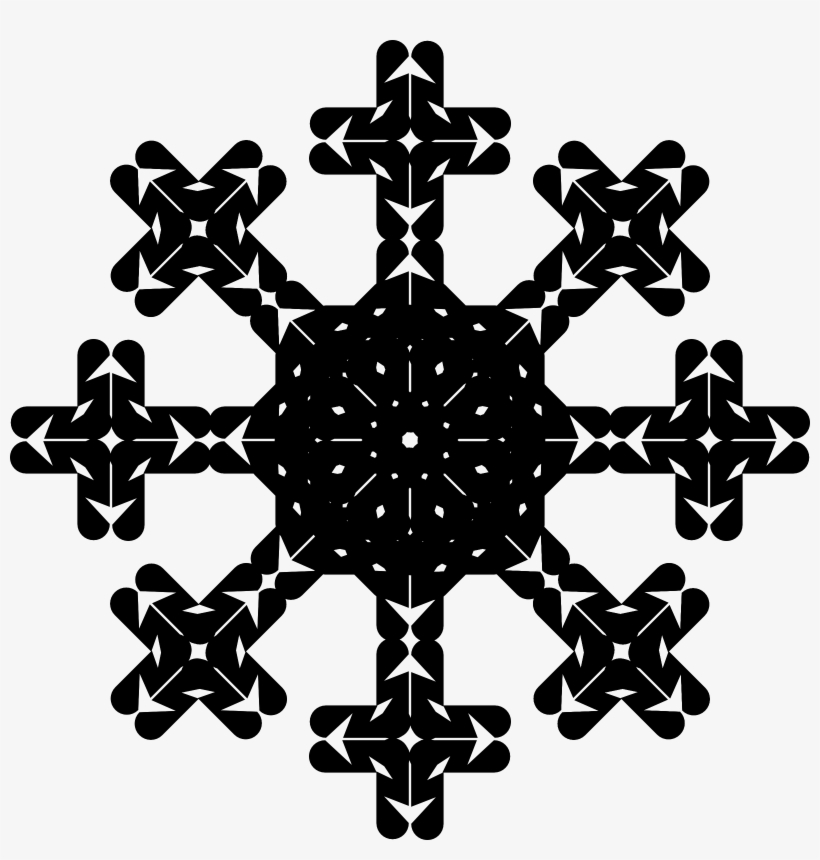 White Snowflake Clipart - Clip Art, transparent png download