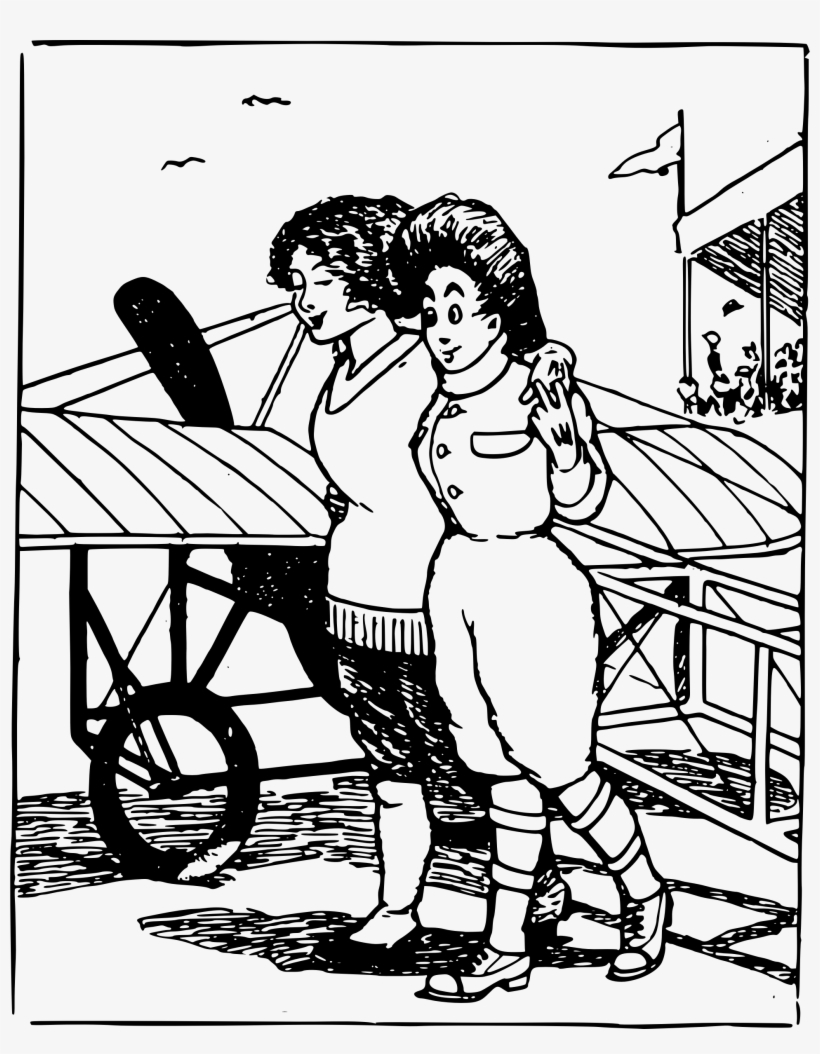 This Free Icons Png Design Of Lady Aviators, transparent png download