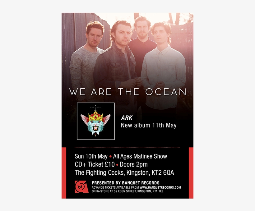 We Are The Ocean / Release Show, transparent png download