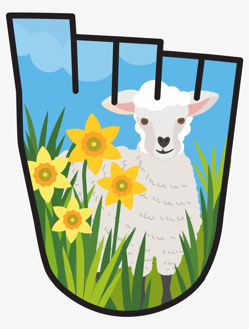March 2019 Wow Badge Lambs, transparent png download