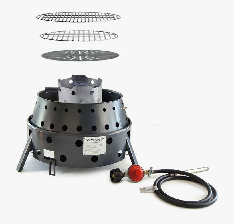 Blowout View Of The Volcano Grill Showing The Different, transparent png download