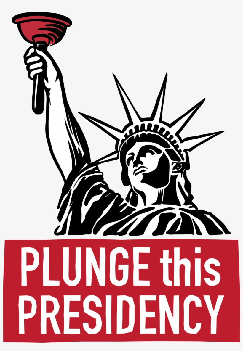 Plunge Lady Liberty Tee, transparent png download