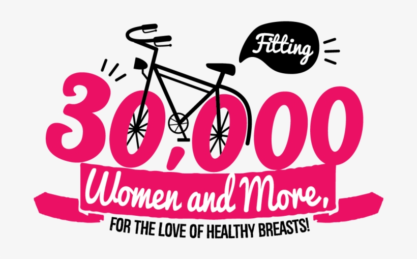 Wacoal Pink Ribbon Fun Ride 2016 T-shirt Sizing Chart, transparent png download