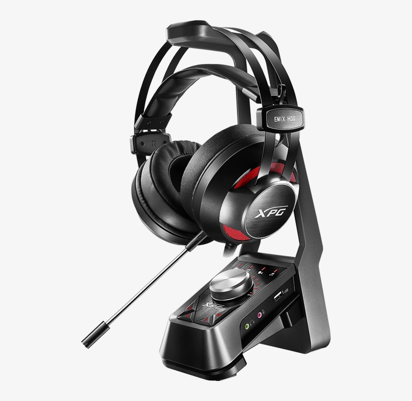 Furypixel Emix H30 Gaming Headset Solox F30 Amplifier, transparent png download
