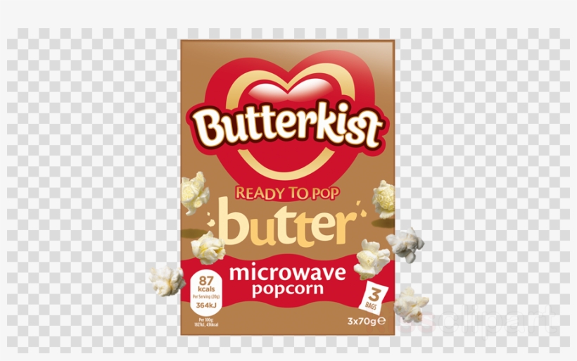 Butterkist Microwave Butter Popcorn 3 Pack Delivered, transparent png download