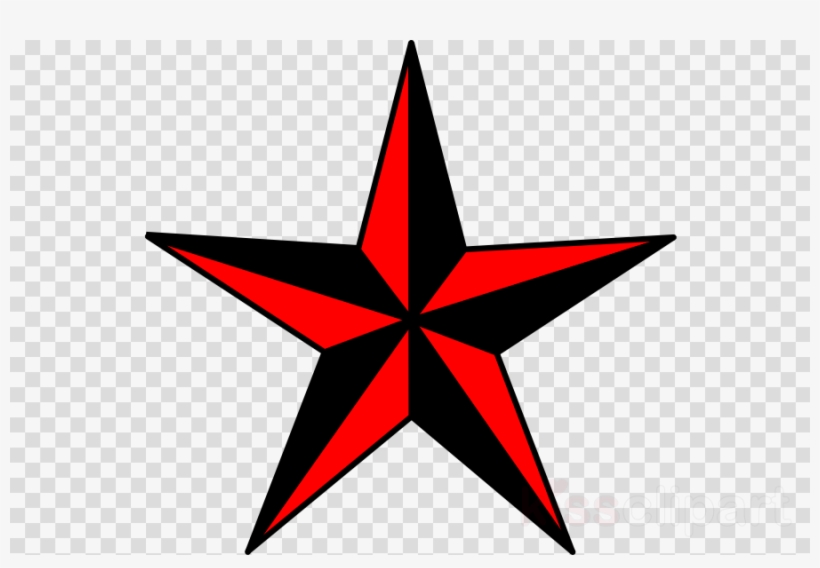 Download Red And Black Nautical Star Clipart Nautical, transparent png download