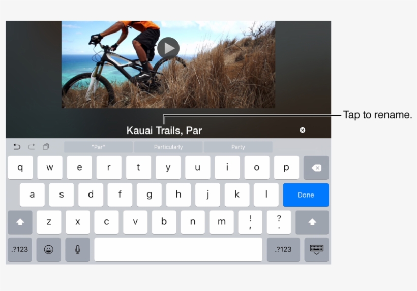 Image Of A Project Title Selected For Editing, transparent png download