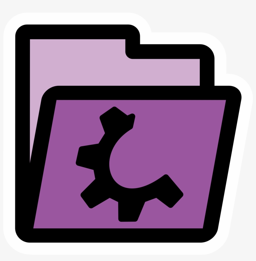This Free Icons Png Design Of Primary Folder Violet, transparent png download