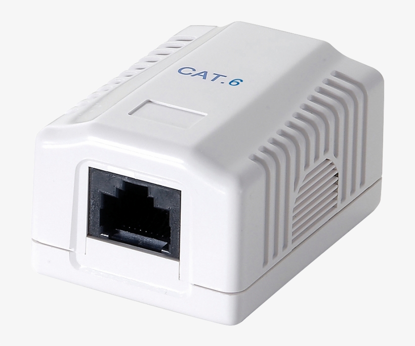 6 Wall Outlet 1x Rj45 Utp, Pure White, transparent png download