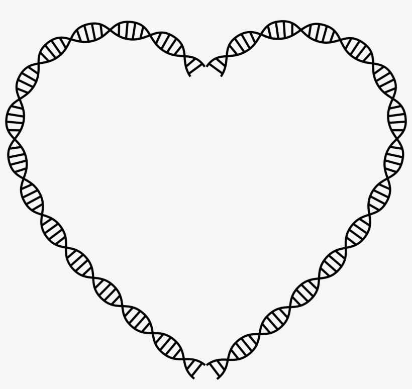 This Free Icons Png Design Of Dna Helix Heart, transparent png download