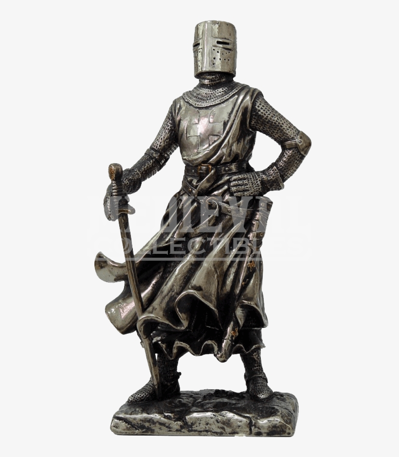 Victorious Crusader Knight Statue, transparent png download