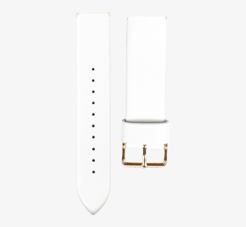 Hartley White Leather Strap, transparent png download