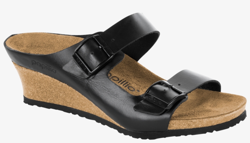 Papillio Emina Black Leather By Birkenstock, transparent png download