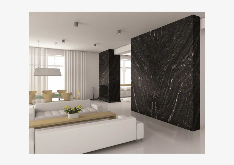 Agatha Black Granite Features A Dark Black Background, transparent png download