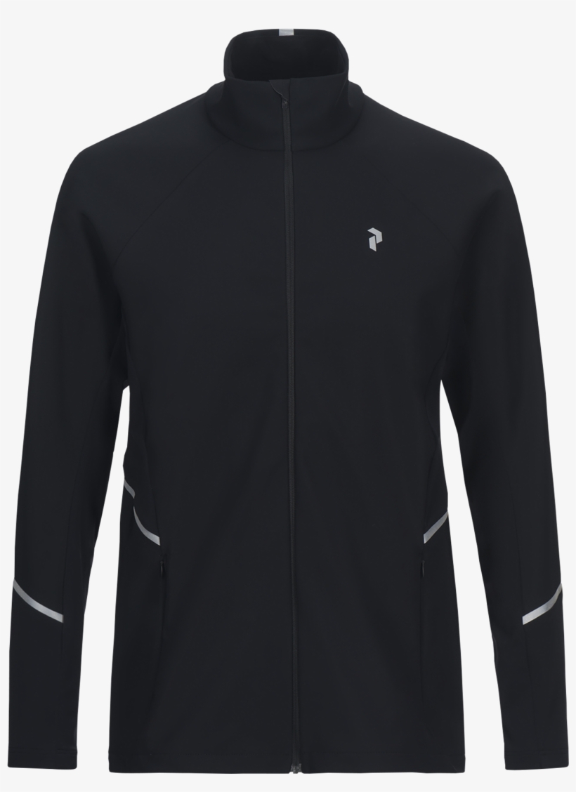 Men's Kezar 4-way Stretch Running Jacket Black, transparent png download
