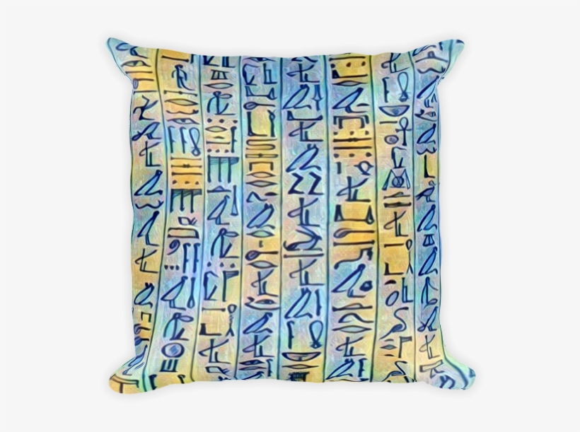 Egyptian Hieroglyphics Pillow, transparent png download