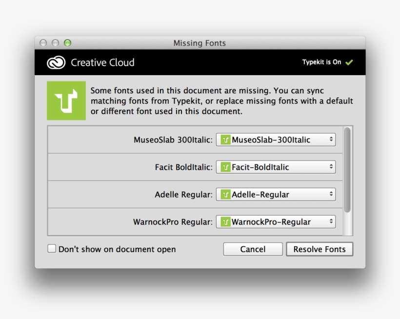Missing Fonts Dialog In Photoshop, transparent png download