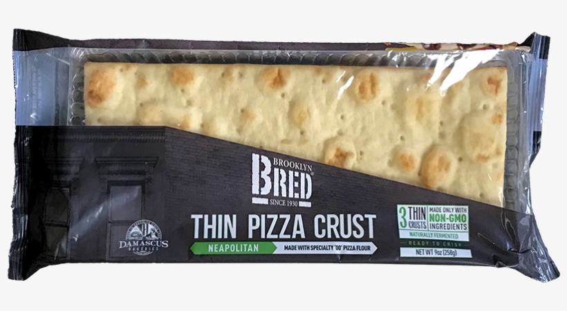 Brooklyn Bred Thin Pizza Crust Web, transparent png download