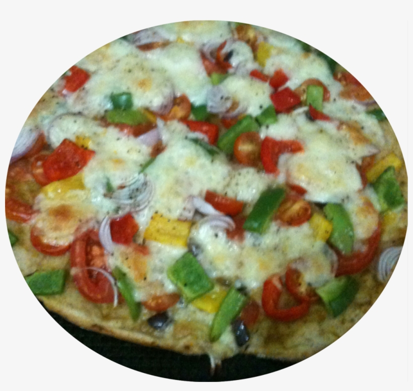 Homemade Thin Crust Tomato Mozzarella Pizza, transparent png download