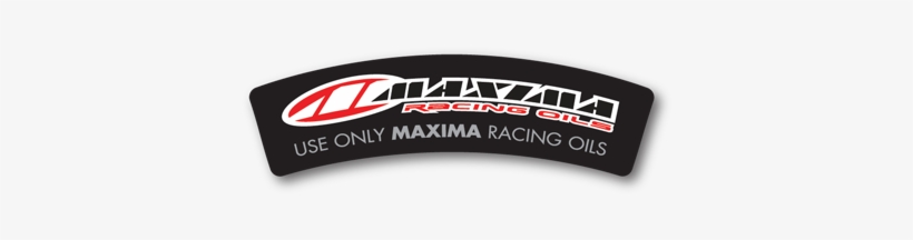 Use Only Maxima Racing Oils Curved Engine Decal, transparent png download