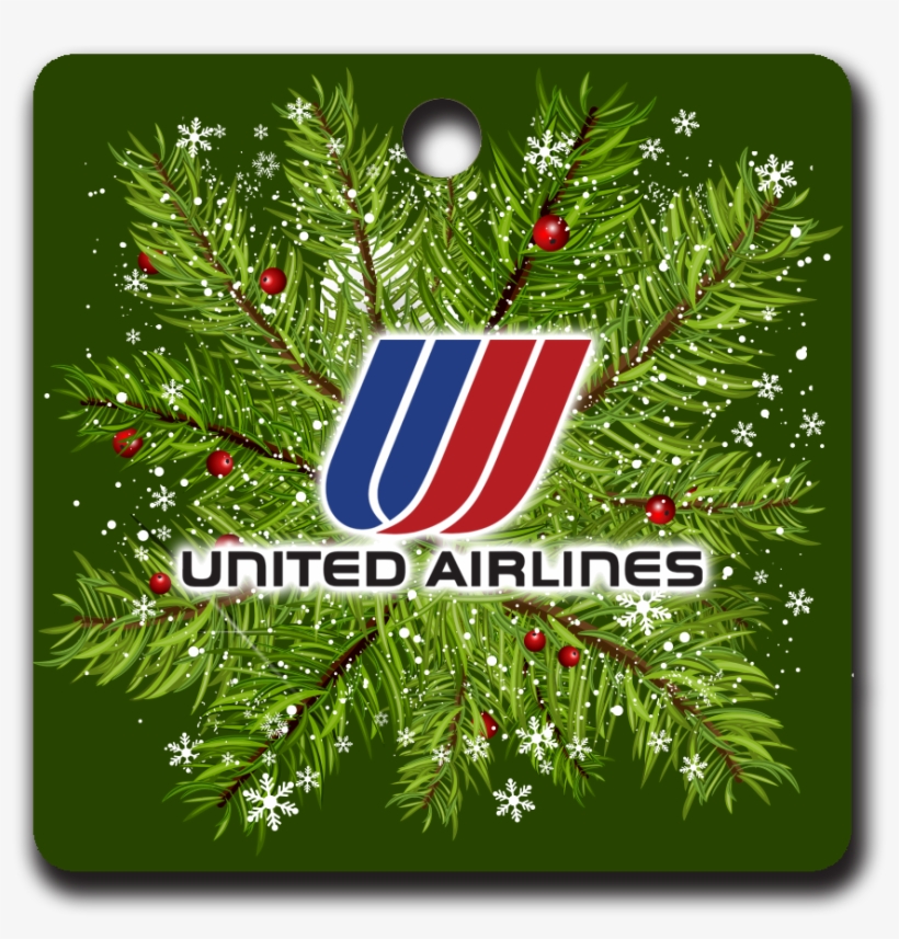 United Airlines Tulip Logo Ornaments, transparent png download