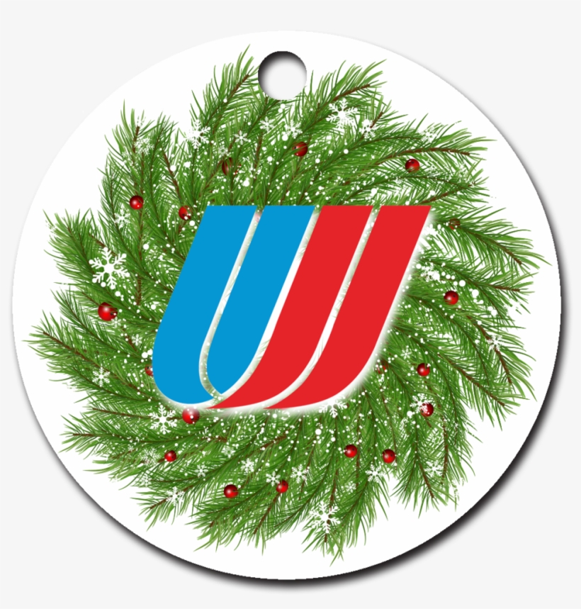 United Airlines Tulip Logo Ornaments, transparent png download