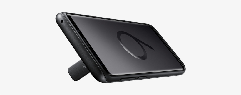 Samsung Galaxy S9 Plus Protective Standing Cover, Black, transparent png download