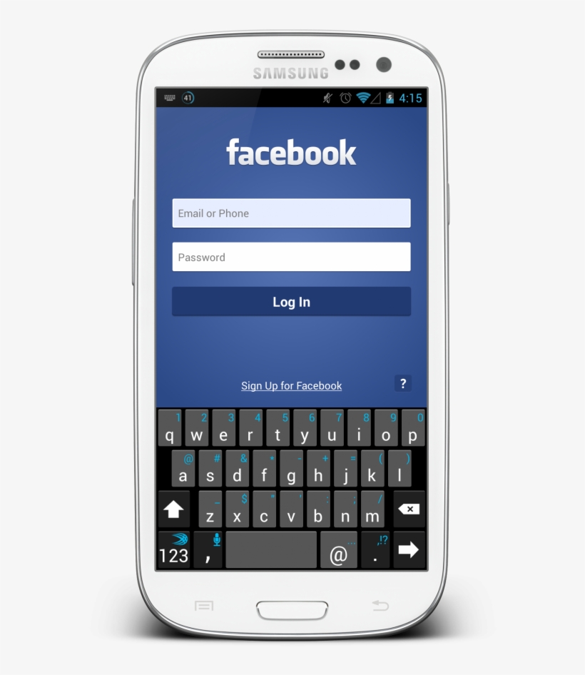 Once You're Logged In, You're Ready To Use Facebook, transparent png download