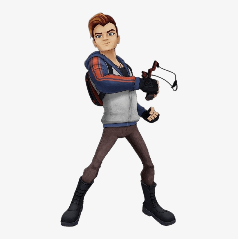 Slugterra Tad Holding Catapult, transparent png download