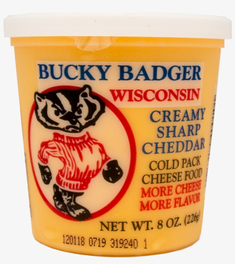 Bucky Badger Sharp Cheddar Cheese Cup, transparent png download