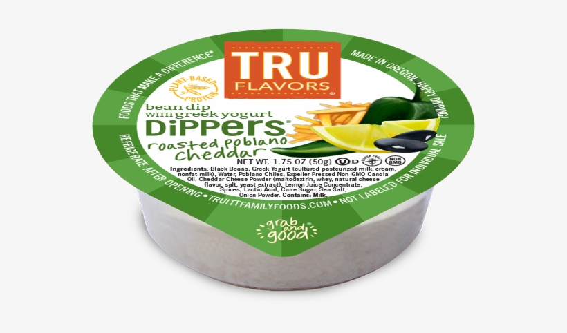 Tru Flavors Roasted Poblano Cheddar Dippers, transparent png download