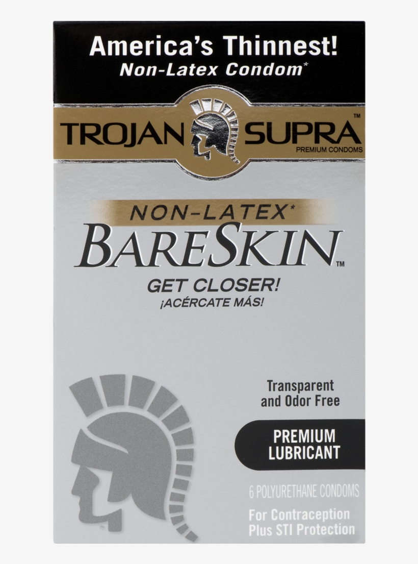 Trojan Supra Non-latex Bareskin, transparent png download