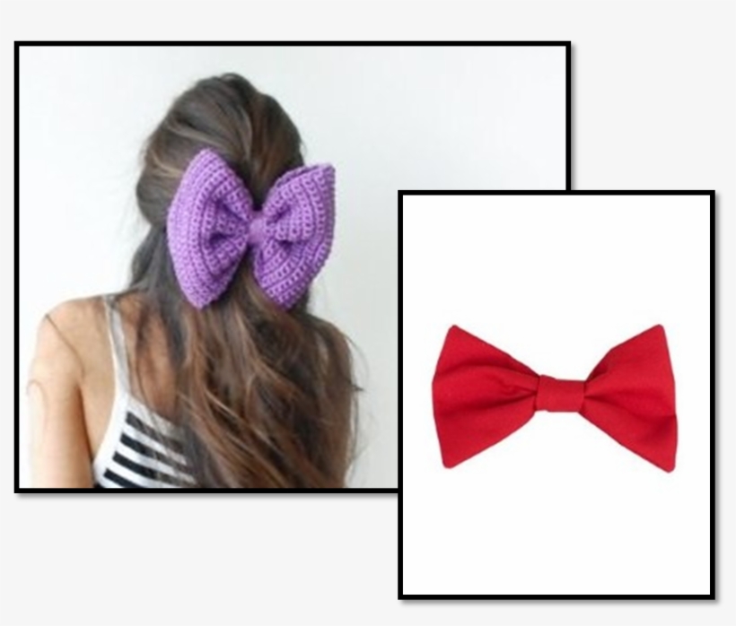The Purple Knitted Bow Is One Of Our Fellows Lula&clara's, transparent png download