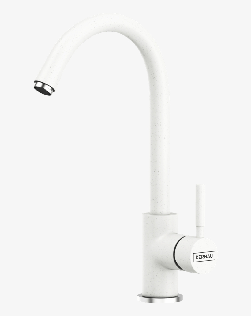 Granite Kitchen Tap Kwt 07 White/chrome, transparent png download