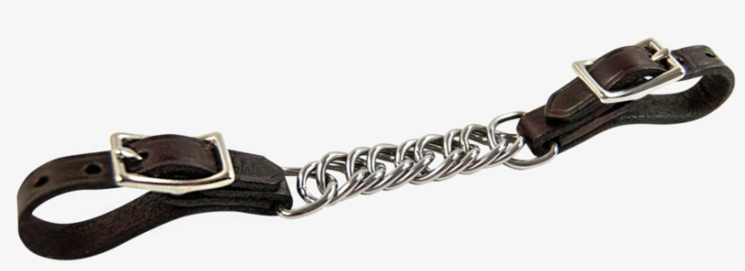 Curb Chain With Leather Ends, transparent png download