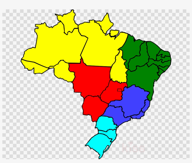 Maps Vector Brazil Clipart Brazil World Map, transparent png download