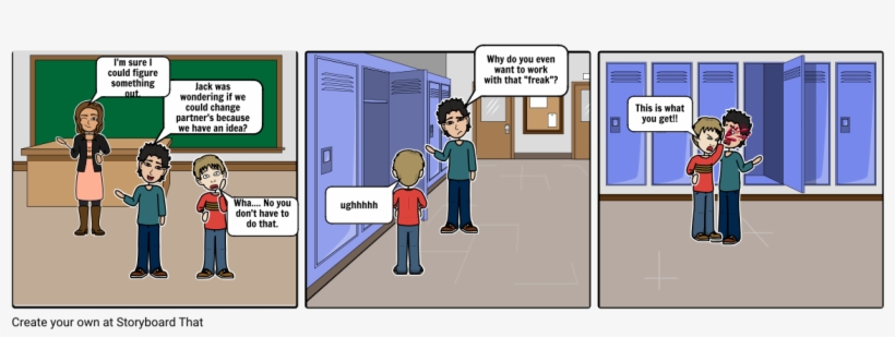 Wonder- Jake Punching Julian In The Face, transparent png download