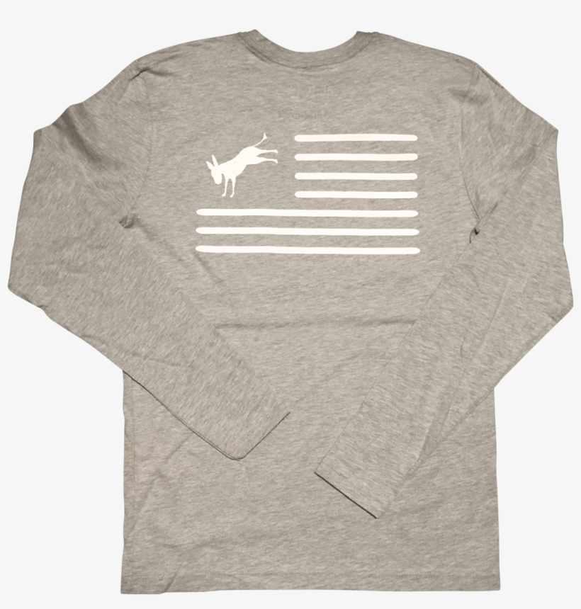 Long Sleeve Flag Tee, transparent png download