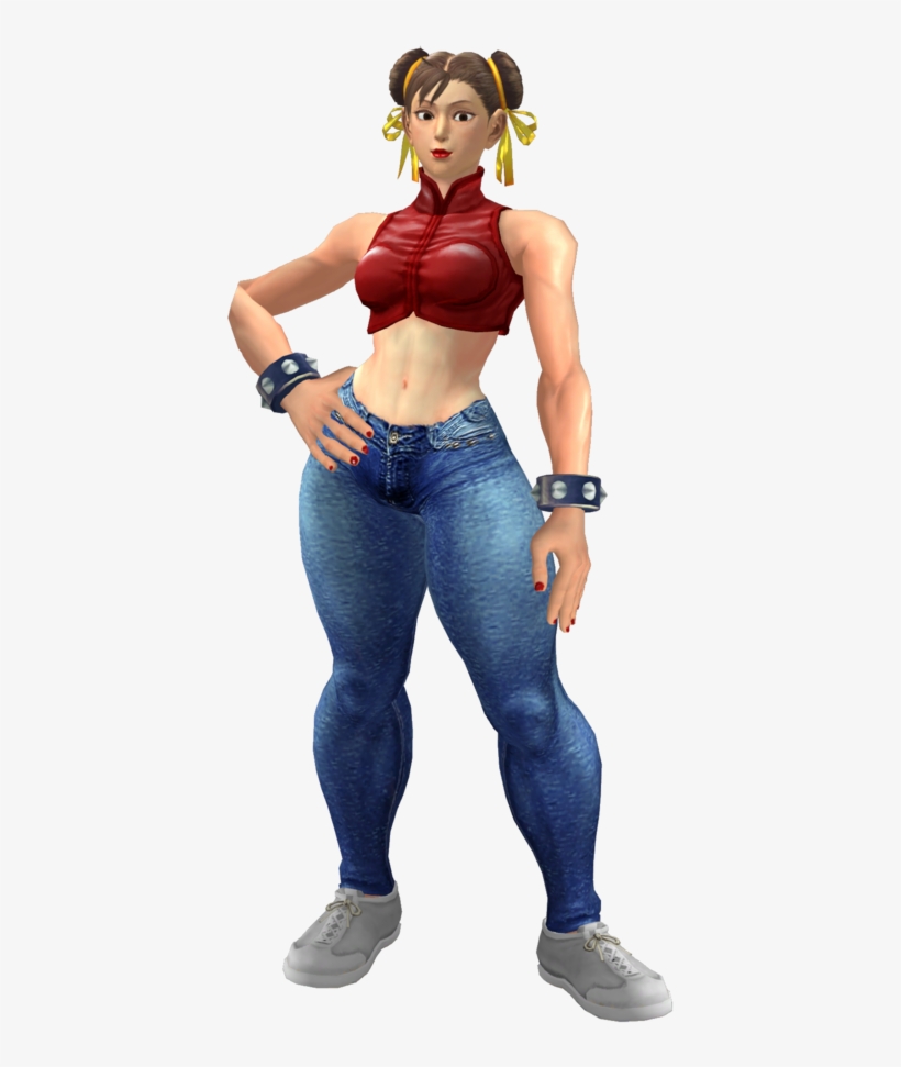 Street Fighter Chun Li Jeans By Caliburwarrior-d8b9tq5, transparent png download