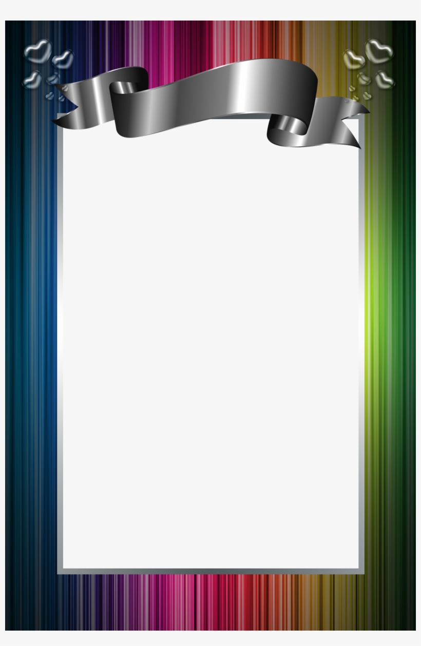 Rainbow Hearts Portrait, transparent png download