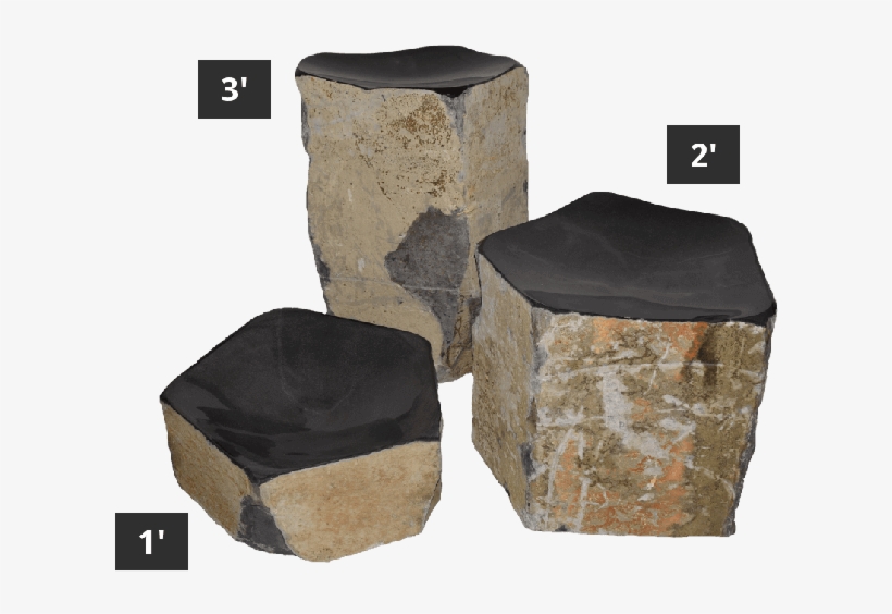 Polished Bowl Basalt Columns Sizes 1', transparent png download