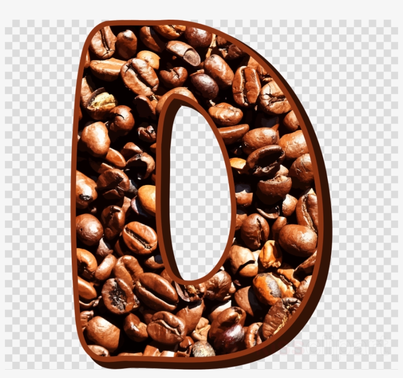 Letters With Coffee Bean Clipart Jamaican Blue Mountain, transparent png download